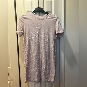 H&M purple long dress shirt